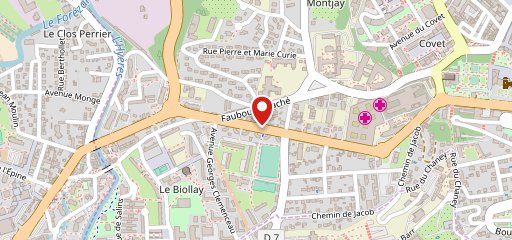 La Panière Chambéry - Biollay sur la carte