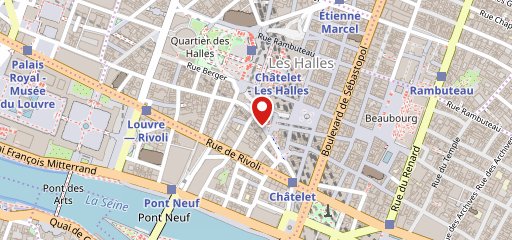 LA PARISIENNE Les Halles sur la carte