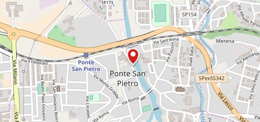 La Passerella - Caffetteria Ponte san Pietro sulla mappa