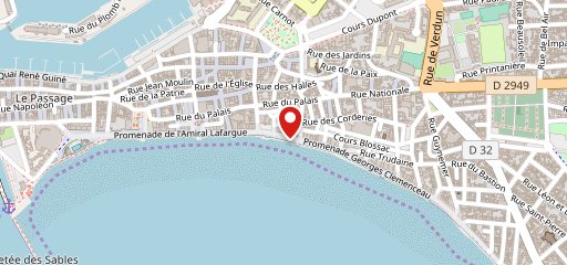 Crêperie La Pendule Les Sables d'Olonne sur la carte