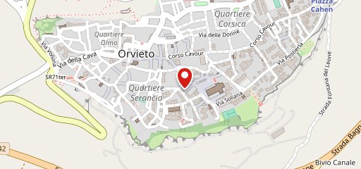 La Pergola Orvieto sulla mappa