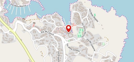 la pergola in giardino sulla mappa