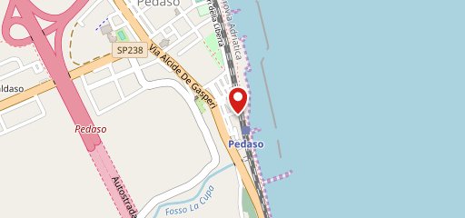 La Pergola rossa sulla mappa