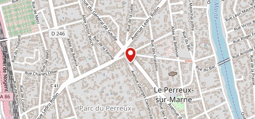 Restaurant La Perle sur la carte