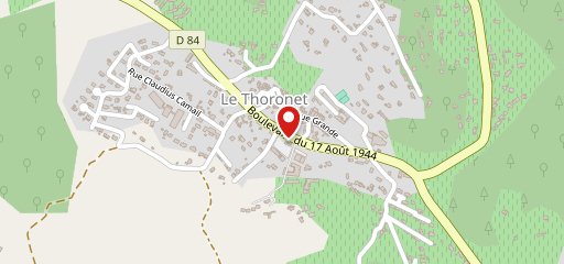 La Petite Pizza Le Thoronet sur la carte