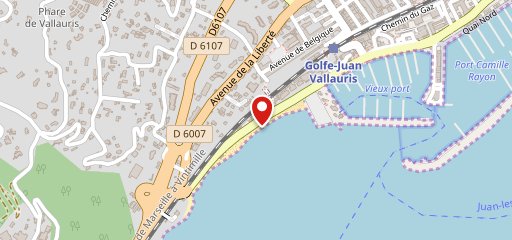 La Petite Plage sur la carte