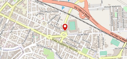 La Piadina 5 Stelle stadio Cesena sulla mappa