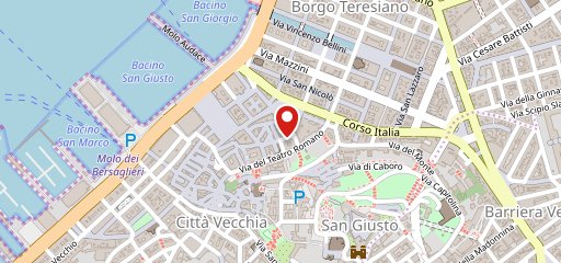 Piadineria Trieste La Piadineria del Ghetto sur la carte