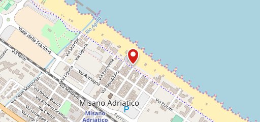 La Piazzetta Misano sur la carte