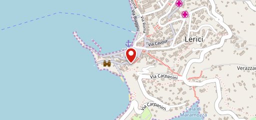 la piola di lerici sulla mappa