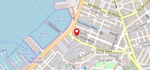 Ristorante La Piola di Trieste sulla mappa