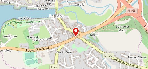 Pizzeria du Faou 24/24 sur la carte