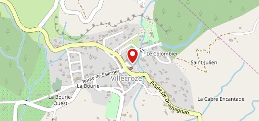 LA PLACE Villecroze sur la carte