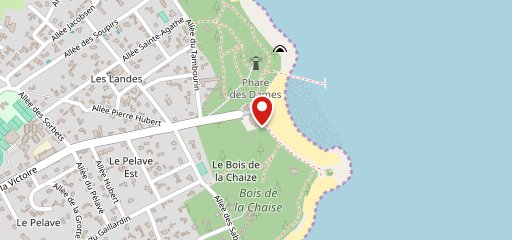 L'amour À La Plage sur la carte