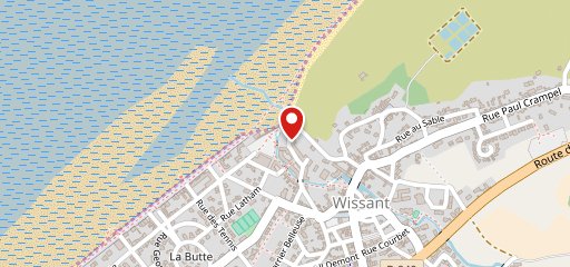 Bar La Plage Wissant sur la carte