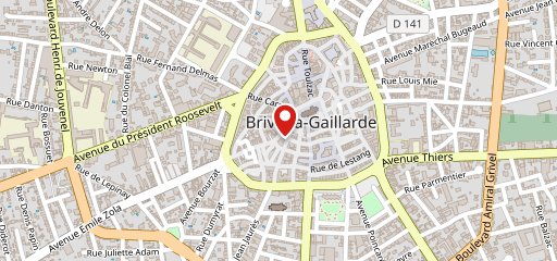 La P'tite Cocotte Brive la Gaillarde sur la carte