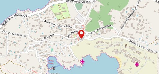 Restaurant La Rascasse sur la carte