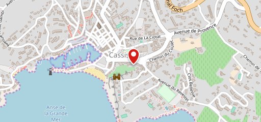 La Régalade cassis sur la carte