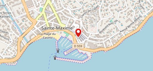 Restaurant La Réserve Sainte-Maxime sur la carte