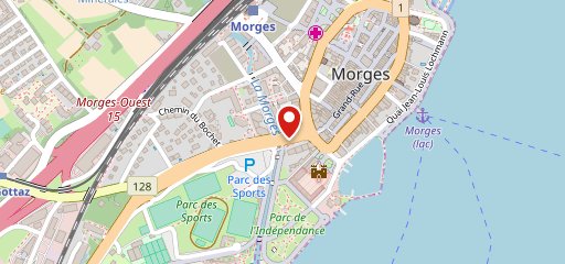 Restaurant La Rive Morges sur la carte