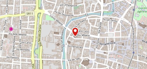 Gelateria La Romana - Padova, Corso Milano sulla mappa