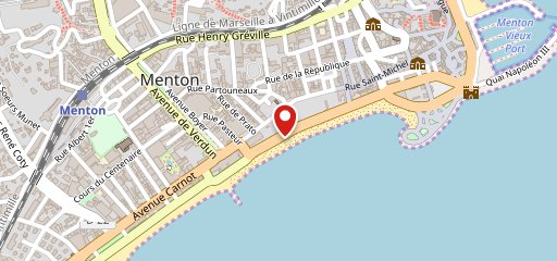 La Rotonde Menton sur la carte