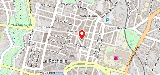 La salle à manger sur la carte