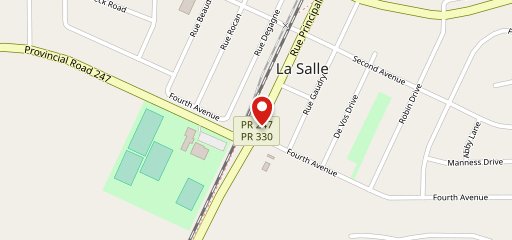 La Salle River Inn sur la carte