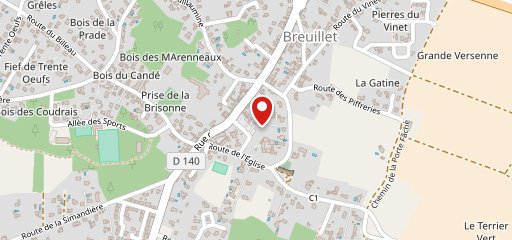 La Santonine Breuillet sur la carte