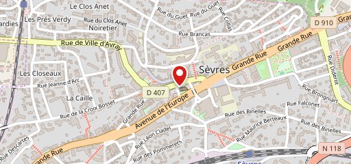 La Sevrienne sur la carte