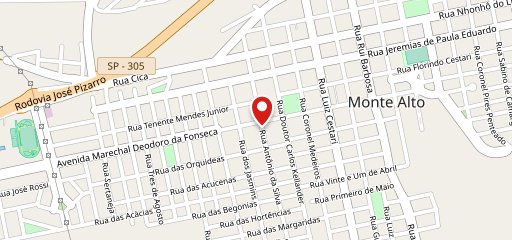 Pizzeria La Sorella MONTE ALTO no mapa