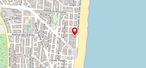 La Suite Restaurant Canet Plage sur la carte