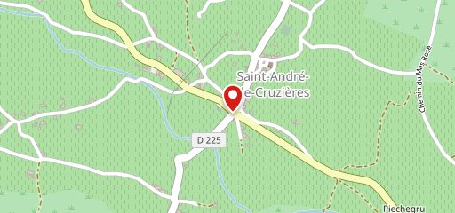 Le saint André sur la carte