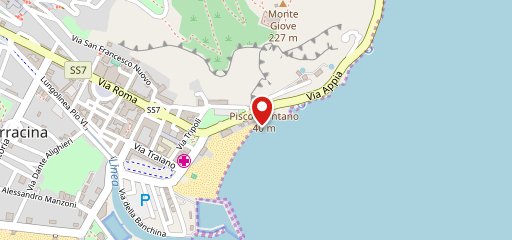 Mario L'Ostricaro Terracina on map