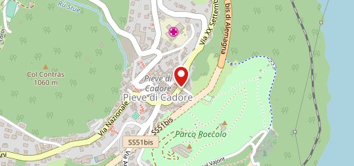 La Taverna del Gusto pieve di cadore sulla mappa