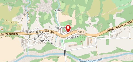 La Taverna delle Grotte sur la carte