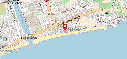 la taverna di Hook sulla mappa