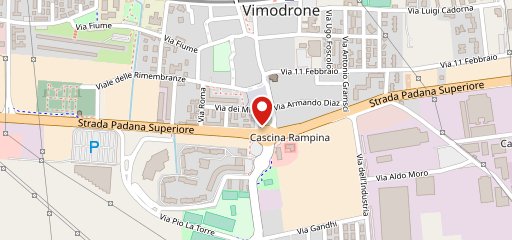 Pizzeria la tavernetta VIMODRONE sulla mappa