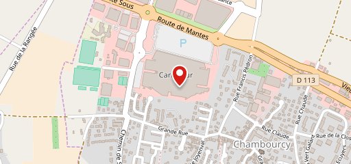 Carrefour Chambourcy sur la carte