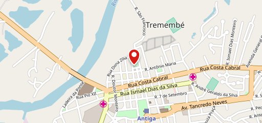 La Trappa Pizzaria no mapa