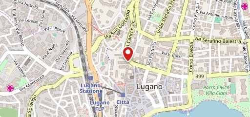 La Trattoria a Lugano sulla mappa