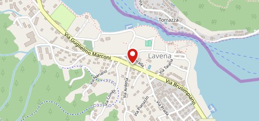 La Trattoria di Lavena sur la carte