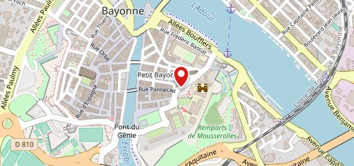 Brasserie Bar la Treille Bayonne sur la carte