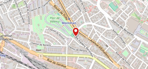 Place de Petanque "La Valencienne" sur la carte