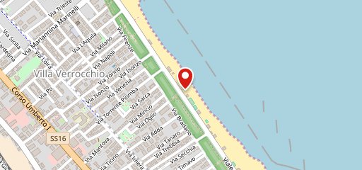 La Vela Fish & Beach sulla mappa