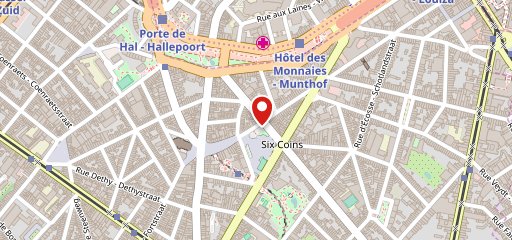 Café la victoire sur la carte