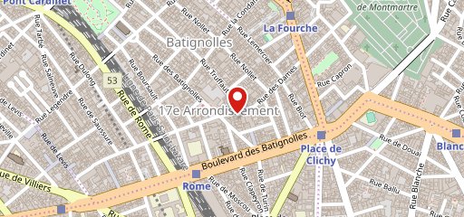 La Villa Batignolles sur la carte