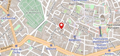 La Villa des Abbesses sur la carte