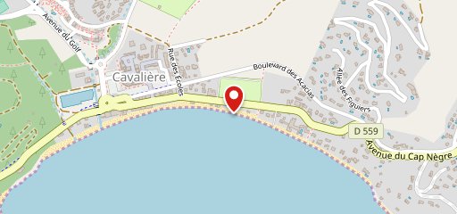 La Voile de Cavalière sur la carte