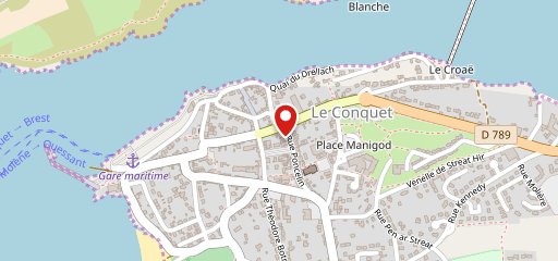 Crêperie Laer-Mor Le Conquet sur la carte